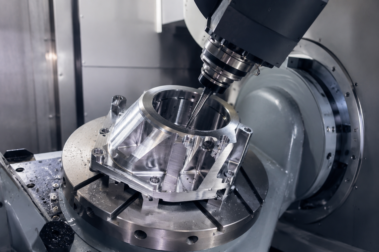 5-осна CNC обработка на сложни метални детайли